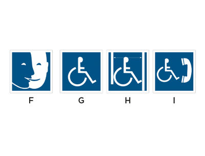 Panneau accessibilité handicapé 2